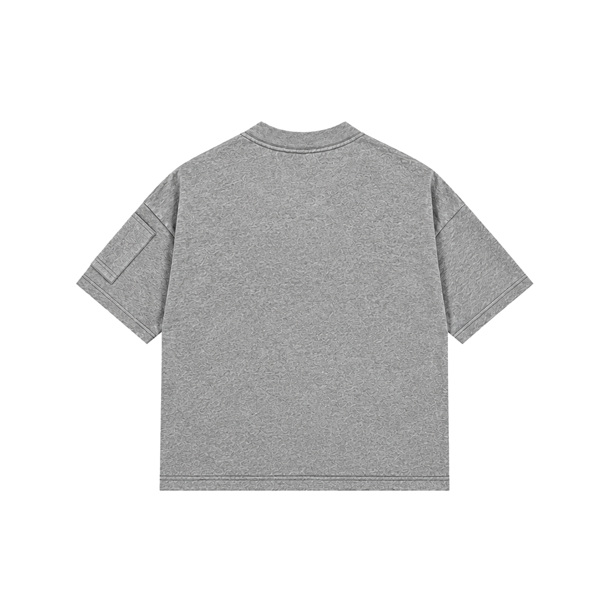 GREY POCKET TEE