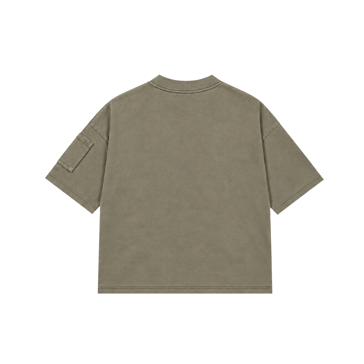 OLIVE POCKET TEE