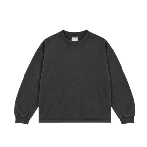 BLACK LONG SLEEVE TEE