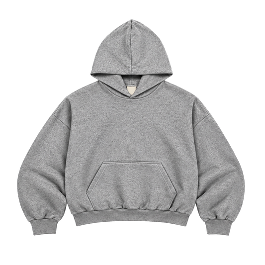 GREY TERRY HOODIE