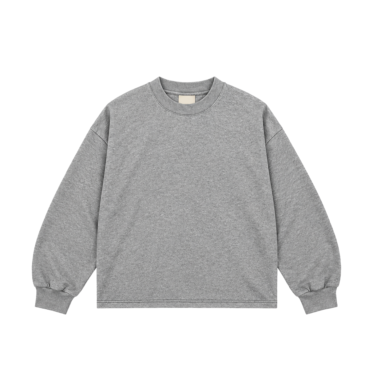 GREY LONG SLEEVE TEE