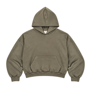 OLIVE TERRY HOODIE