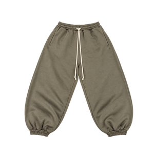 OLIVE TERRY SWEATPANTS